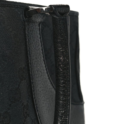 Gucci Monogram Shoulder Bag Black 10 of 11