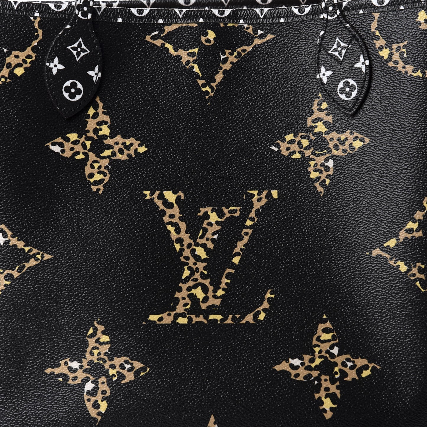 Monogram Giant Jungle Neverfull MM Black