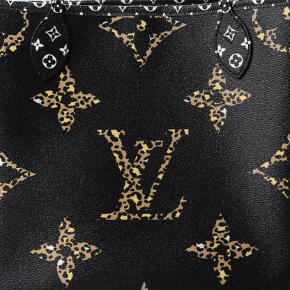 Louis Vuitton Monogram Giant Jungle Neverfull MM Black 10 of 10