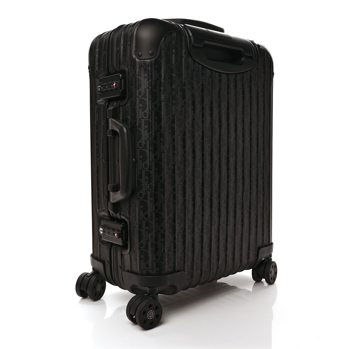 X RIMOWA Aluminum Gradient Cabin Luggage Black