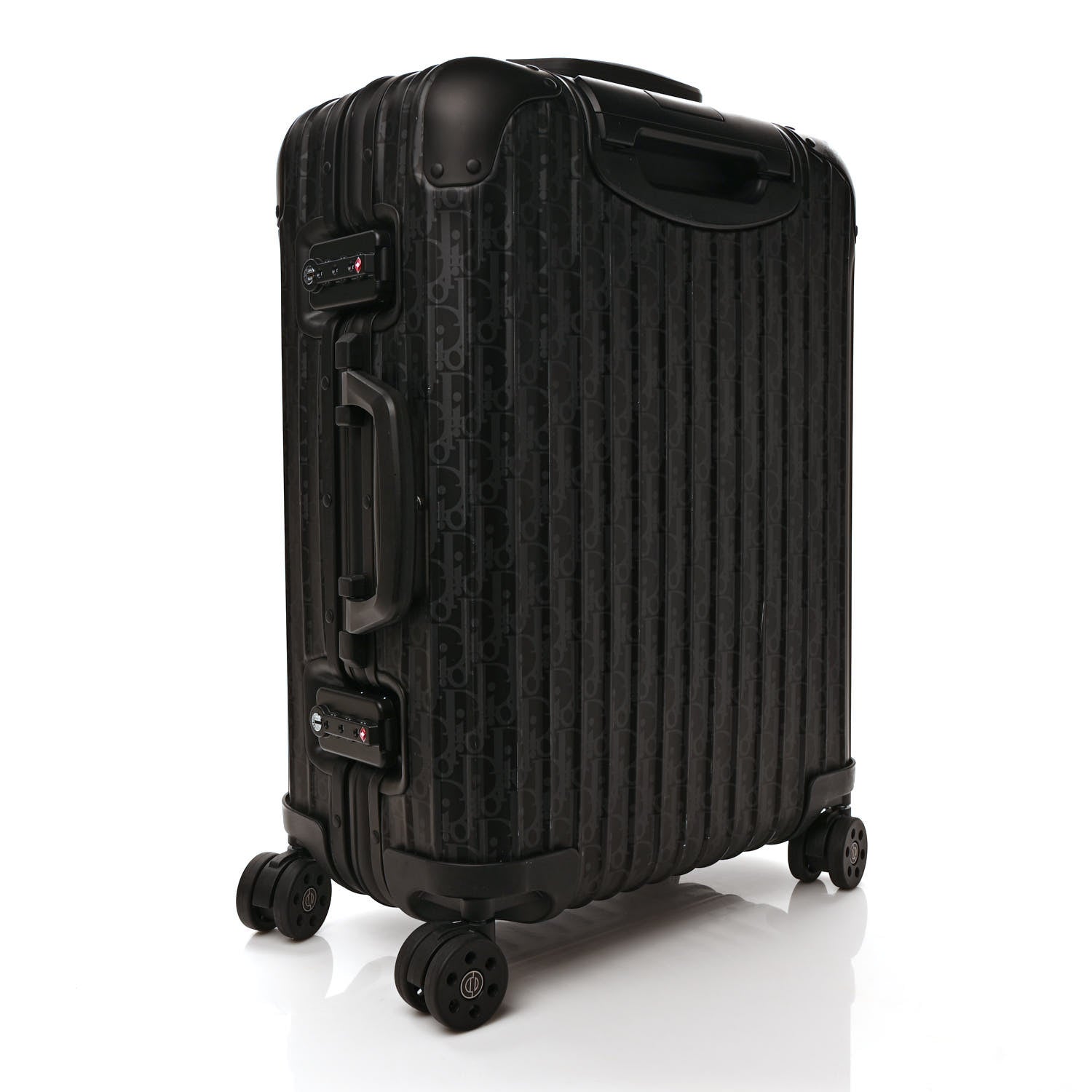 Christian Dior X RIMOWA Aluminum Gradient Cabin Luggage Black 2 of 14
