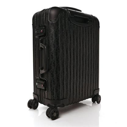Christian Dior X RIMOWA Aluminum Gradient Cabin Luggage Black 2 of 14