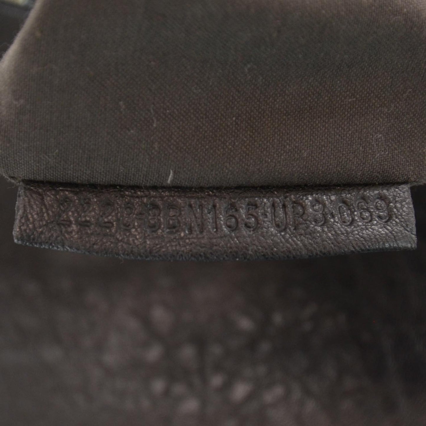 Nappa Patent B Bag Black