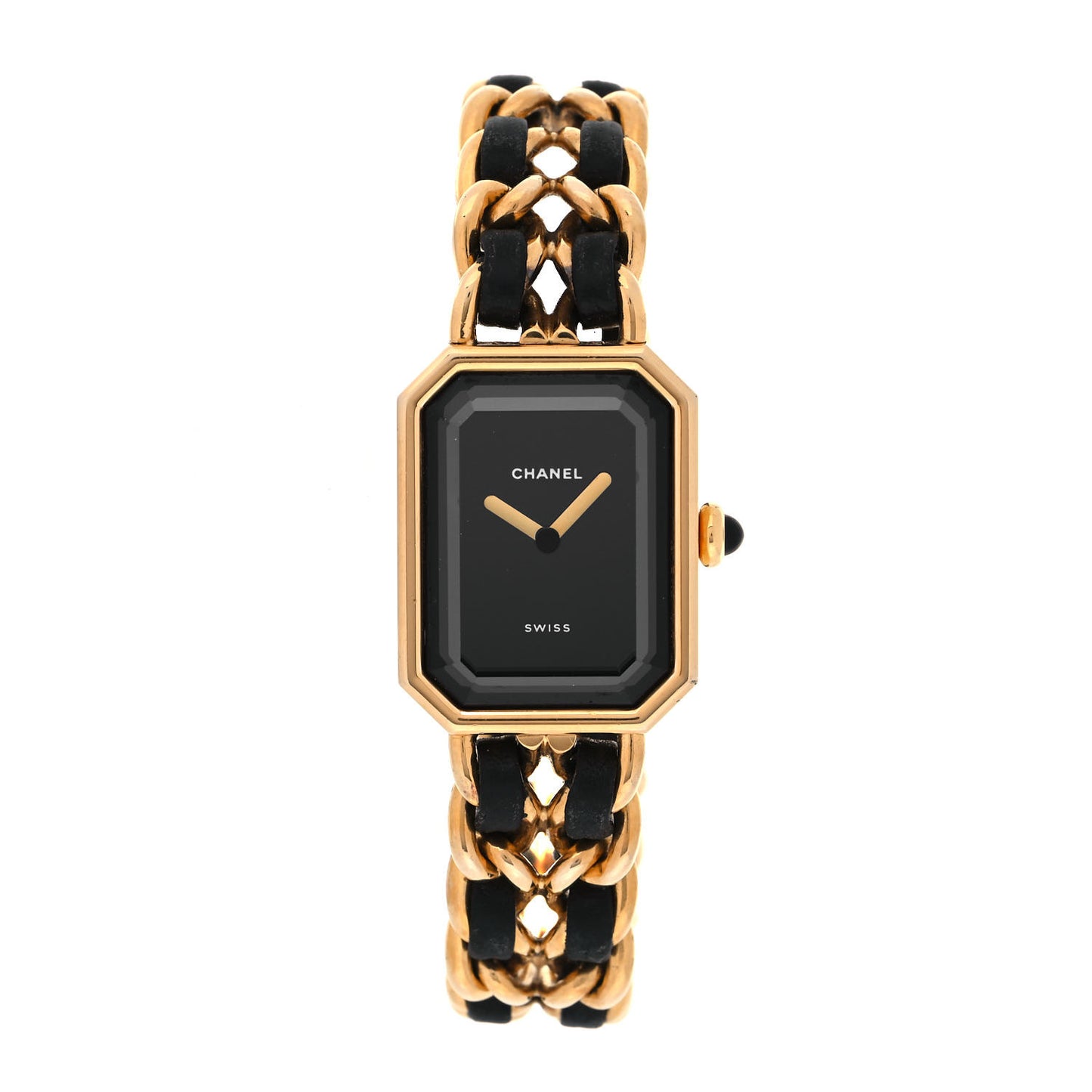 Stainless Steel Lambskin 20mm Chain Premiere Quartz Watch Gold M