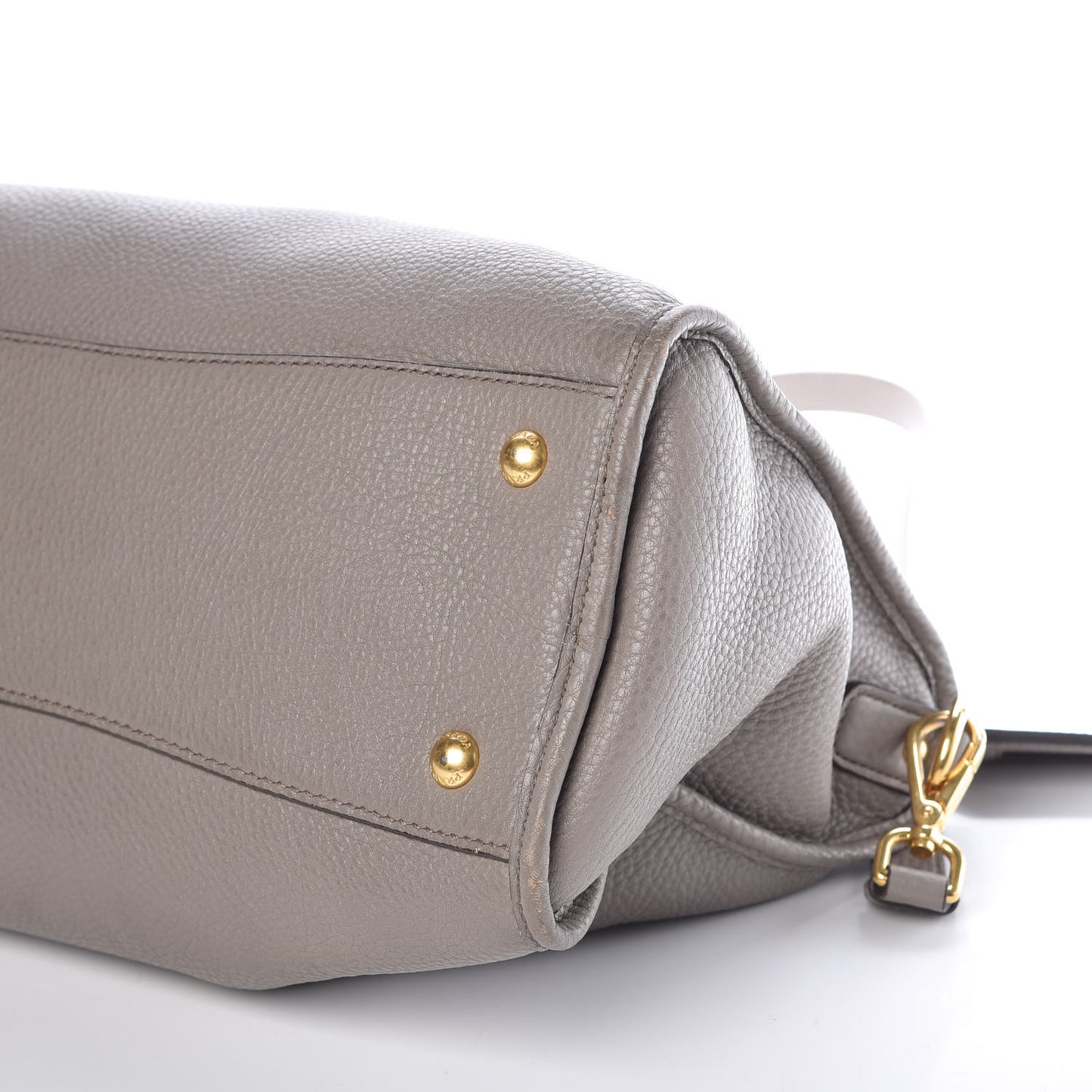 Vitello Daino Shopping Satchel Argilla