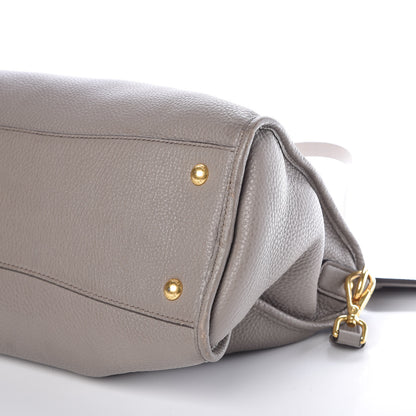 Prada Vitello Daino Shopping Satchel Argilla 10 of 18