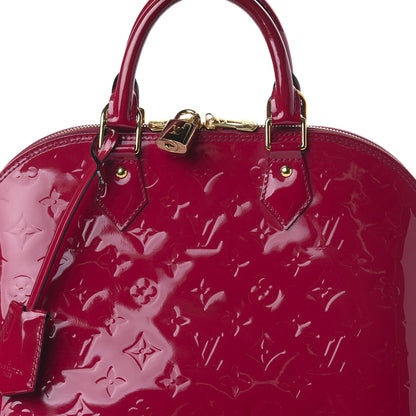 Louis Vuitton Vernis Alma PM Magenta 7 of 14