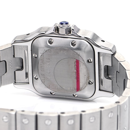 Cartier Stainless Steel 24mm Santos de Cartier Galbee Automatic Watch Pink 4 of 5