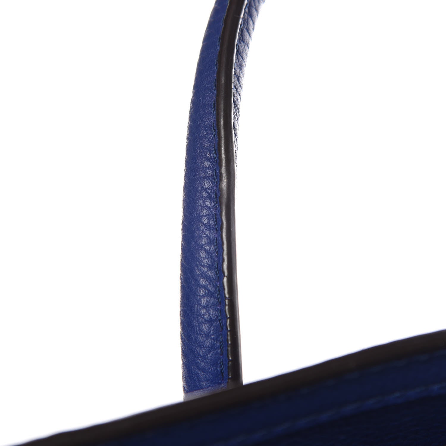 Celine Drummed Calfskin Nano Luggage Indigo 22 of 28
