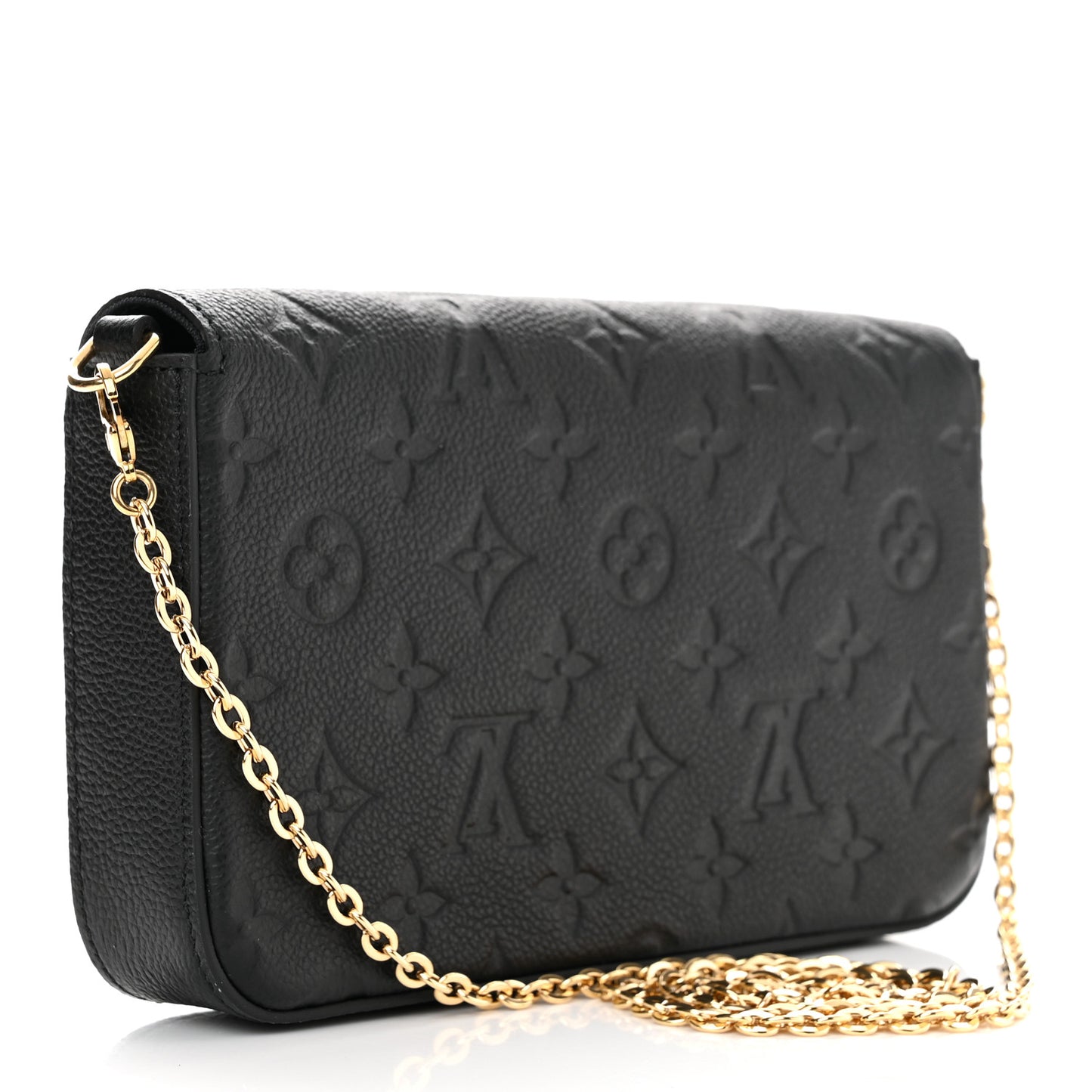 Empreinte Pochette Felicie Chain Wallet Black