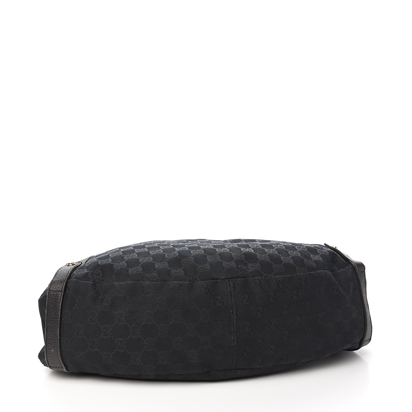 Monogram Medium Abbey Shoulder Bag Black