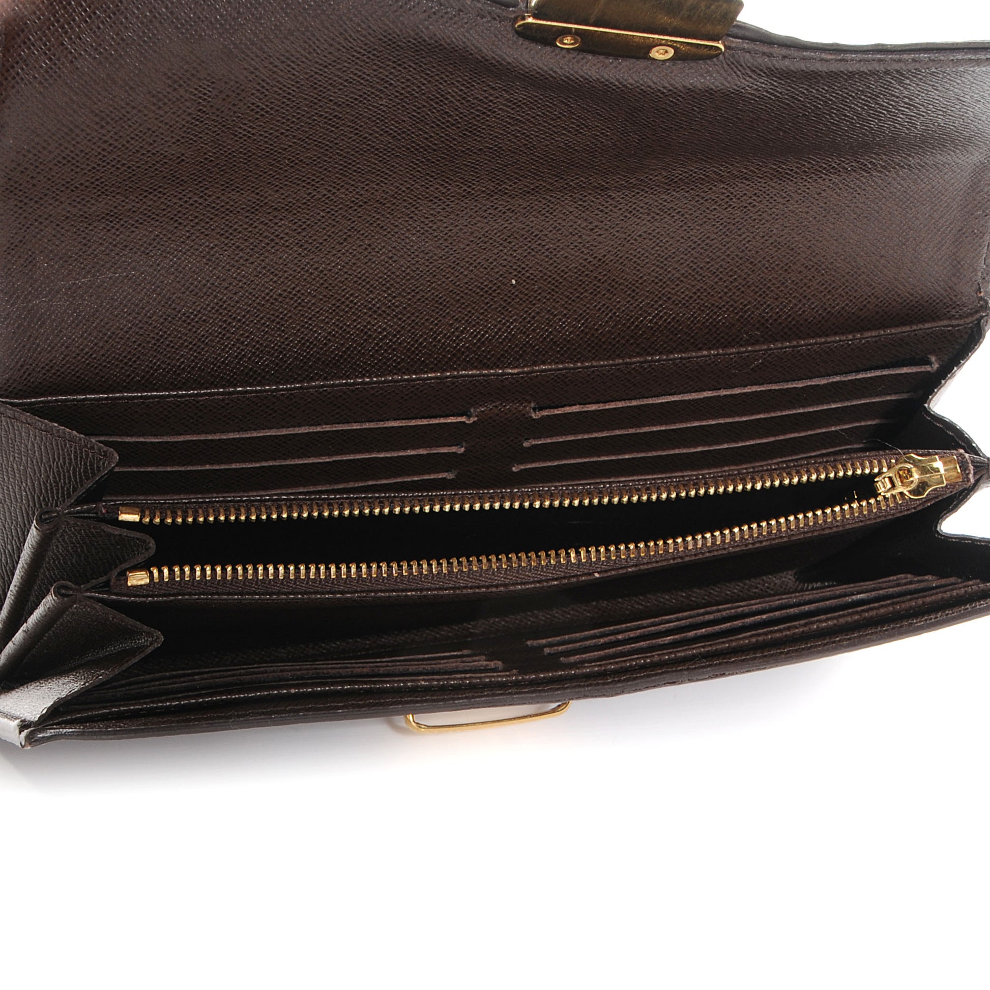 Louis Vuitton Damier Ebene Sistina Wallet 6 of 8