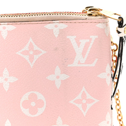 Louis Vuitton Monogram Giant Double Zip Pochette Rouge 13 of 13