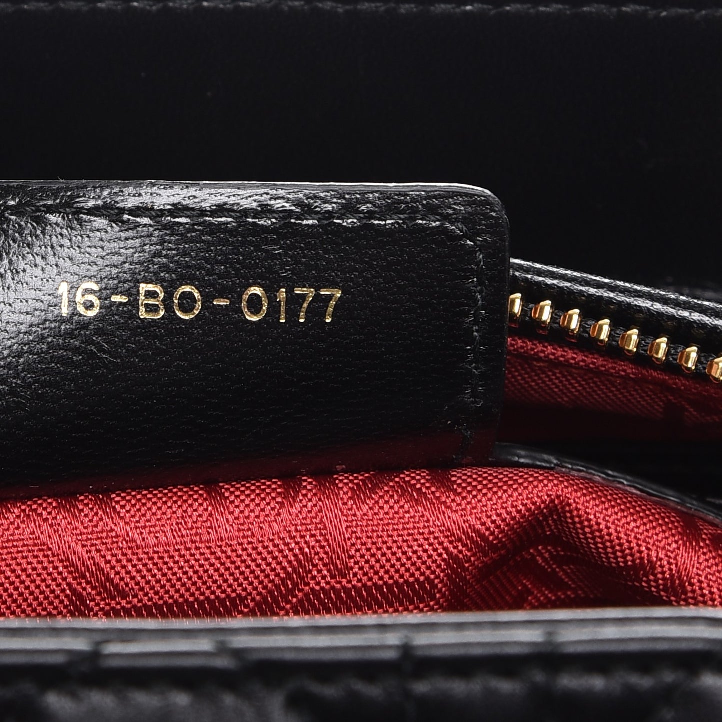 Lambskin Cannage Medium Lady Dior Black
