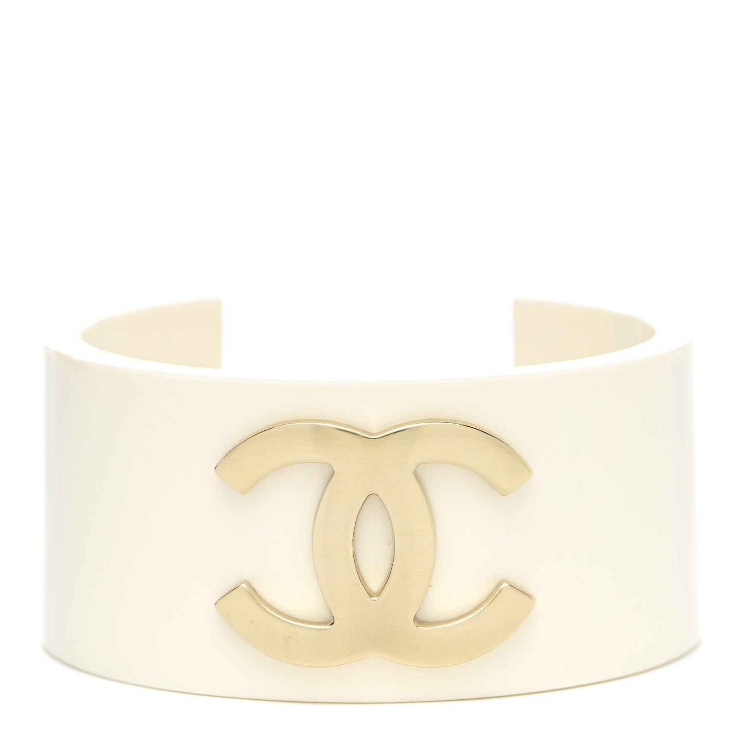 Resin CC Cuff Gold White