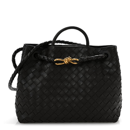 Bottega Veneta Nappa Intrecciato Medium Andiamo Shoulder Bag Fondant 1 of 9