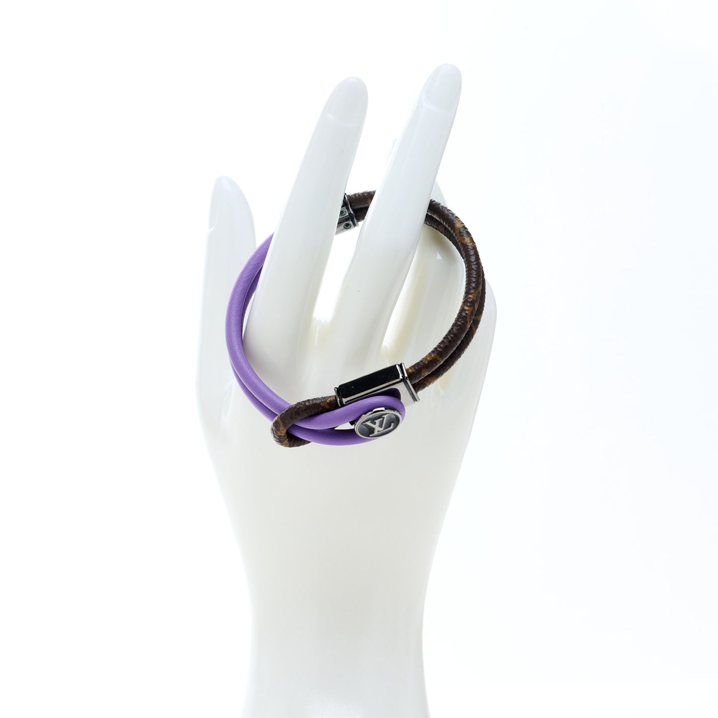 Monogram Eclipse Taiga Loop It Bracelet Purple