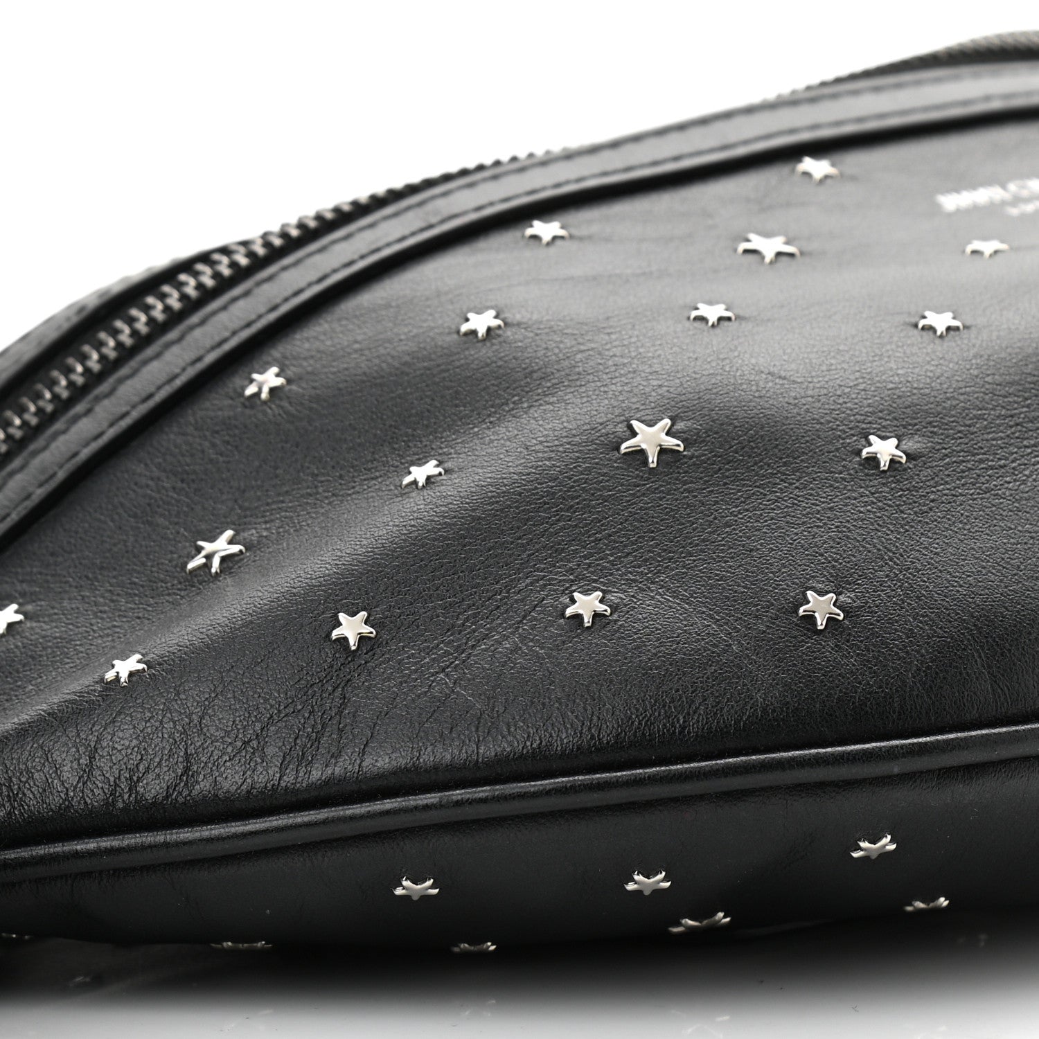 Jimmy Choo Calfskin Star Studded Belt Bag Black 9 of 10