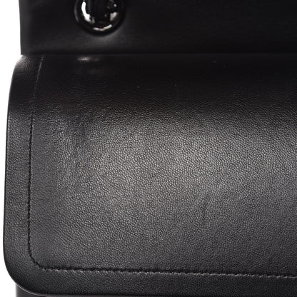 Chanel Lambskin Chevron Quilted Jumbo Double Flap So Black 12 of 17