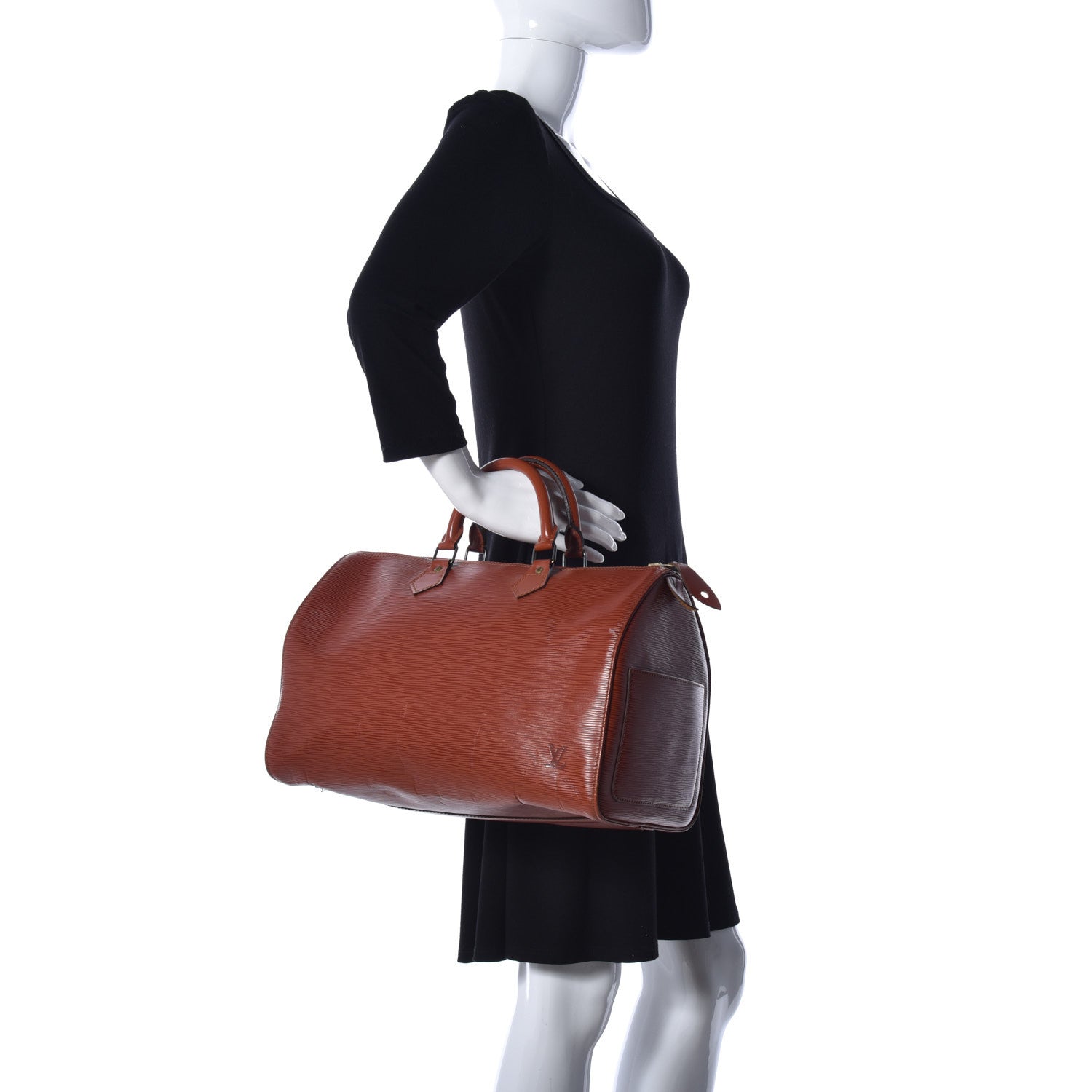 Louis Vuitton Epi Speedy 35 Kenyan Fawn 2 of 26