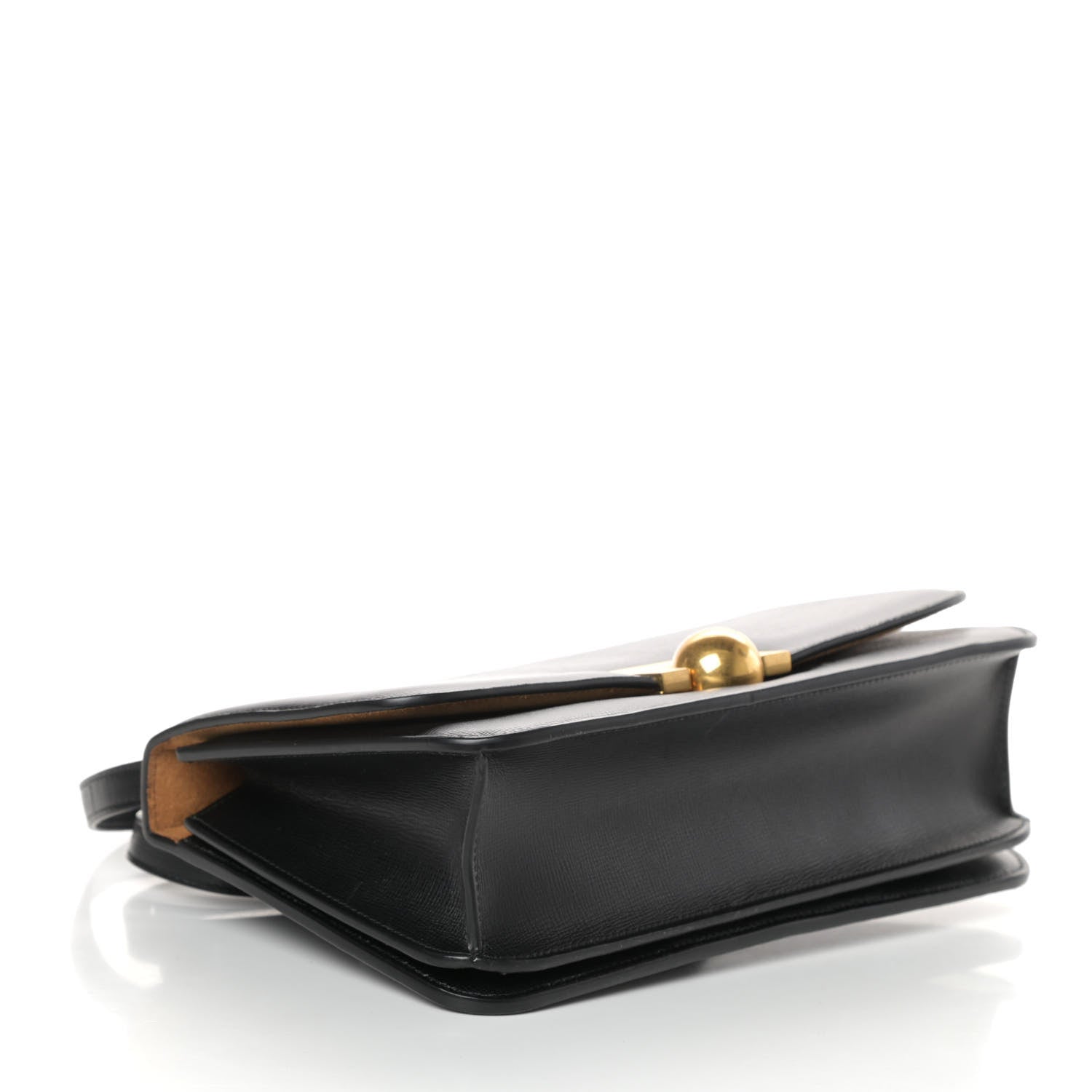 Bottega Veneta Calfskin Stamped Classic BV Bag Black 4 of 9