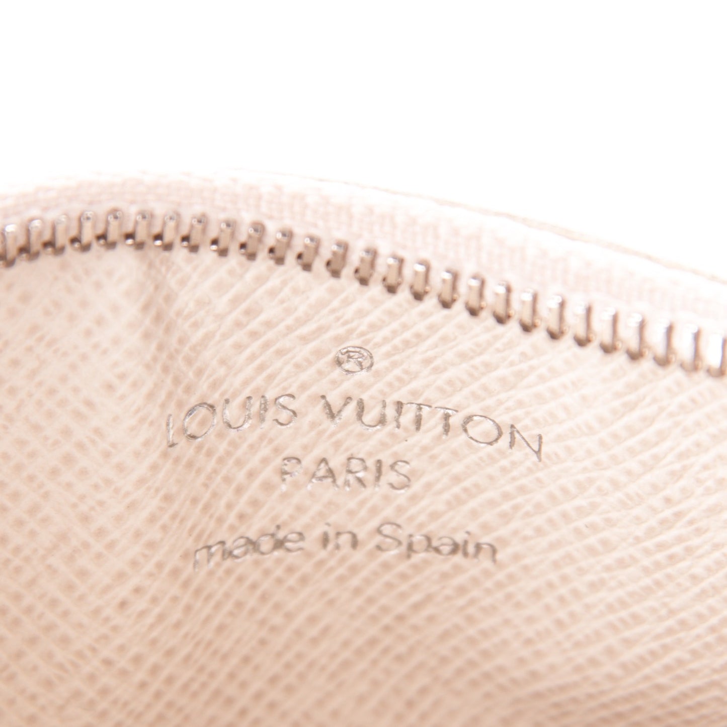 Epi Key Pouch Ivory
