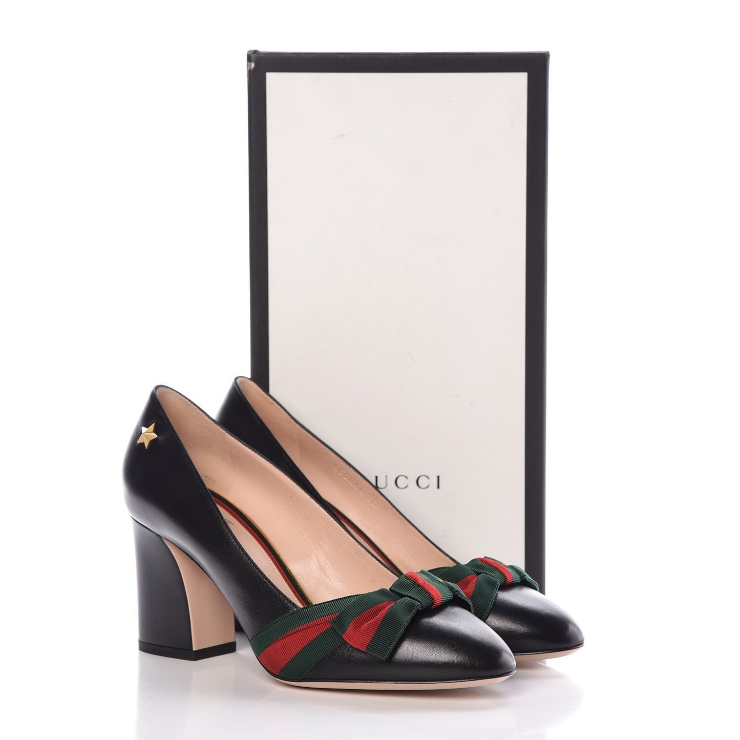 Calfkin Web Bow Pumps 38 Black