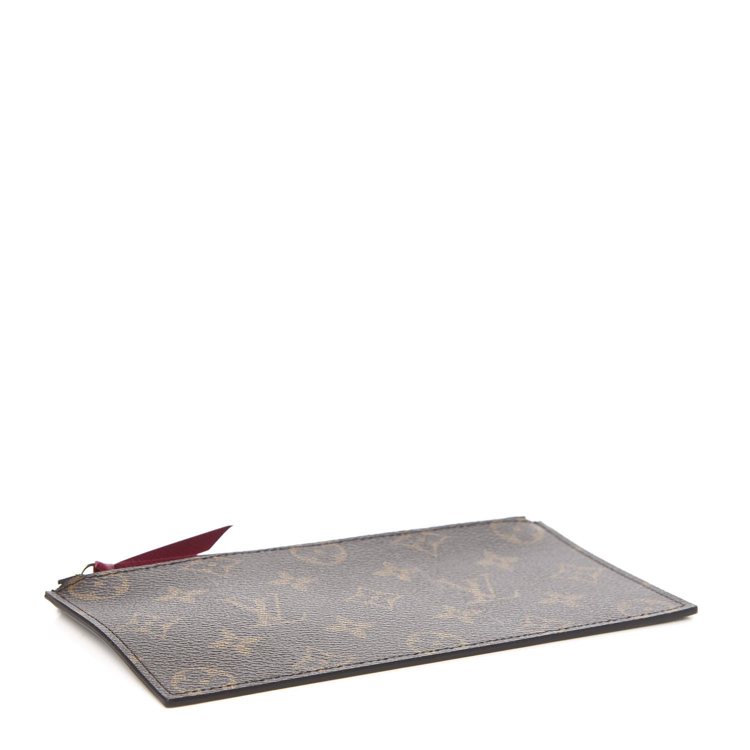 Louis Vuitton Monogram Felicie Chain Wallet Zippered Insert Fuchsia 4 of 6