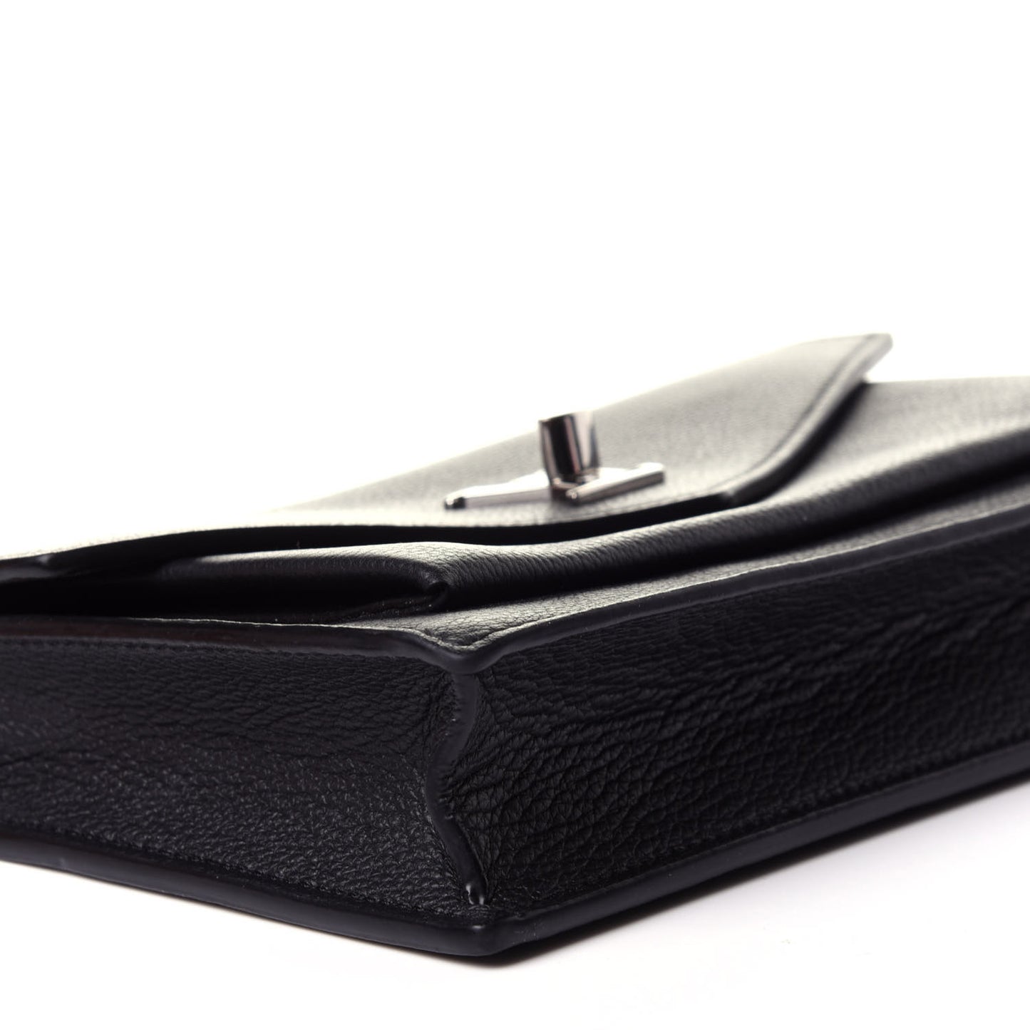 Soft Calfskin My Lockme Chain Pochette Black