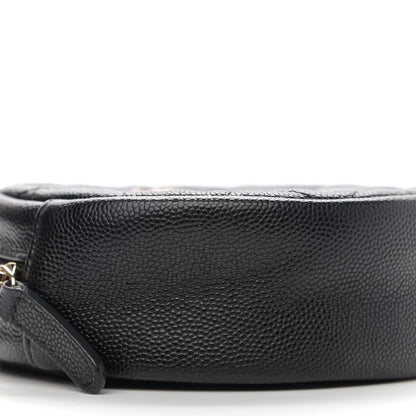 Chanel Caviar Quilted Round Clutch With Chain Black 9 of 11