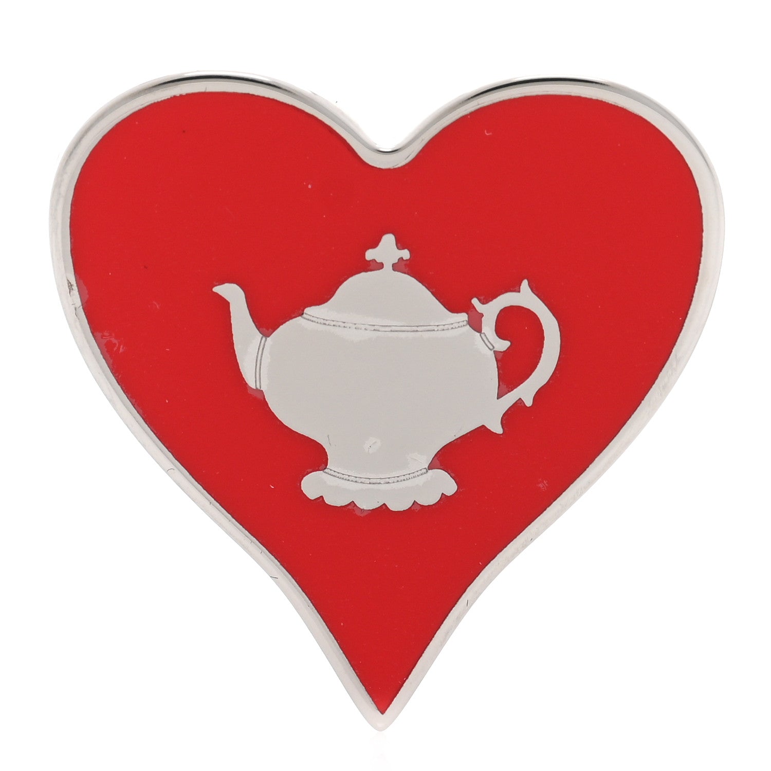 Hermes Palladium Tea Time Twilly Ring Rouge 1 of 3