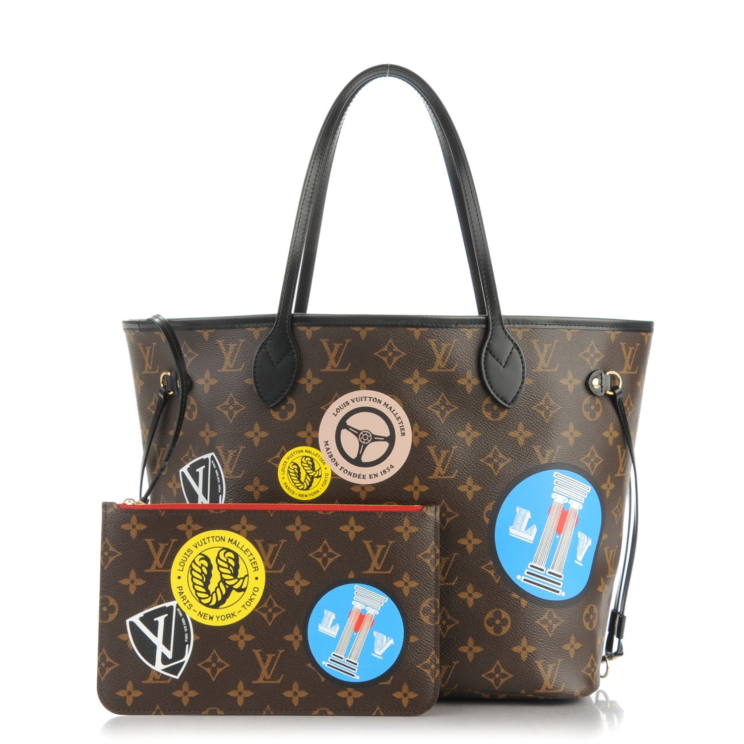Louis Vuitton Monogram World Tour Neverfull MM 1 of 10