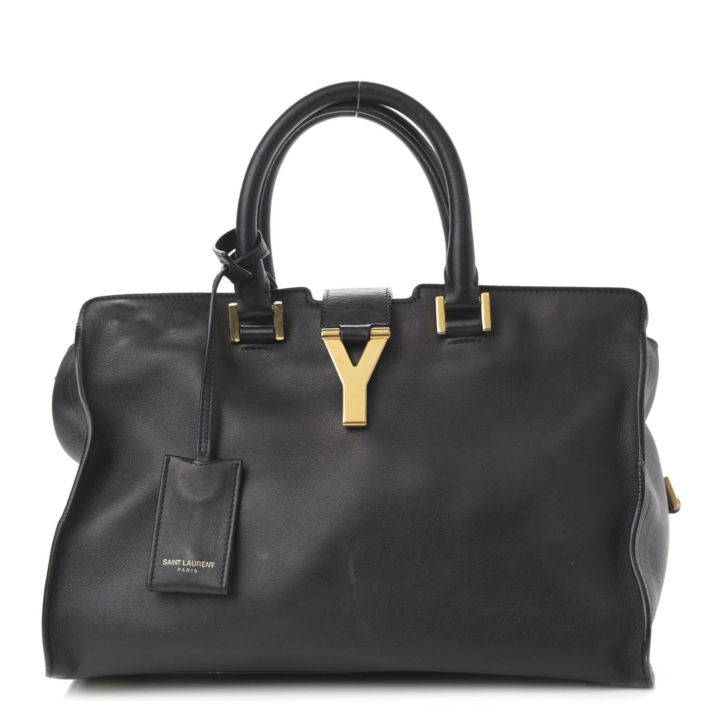 Calfskin Small Classic Y Cabas Black