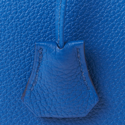 Hermes Togo Birkin 25 Bleu France 26 of 29