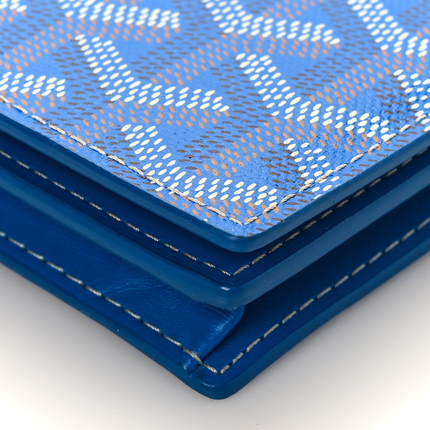 Goyard Goyardine Richelieu Wallet Sky Blue 9 of 10