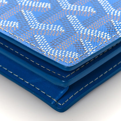 Goyard Goyardine Richelieu Wallet Sky Blue 9 of 10