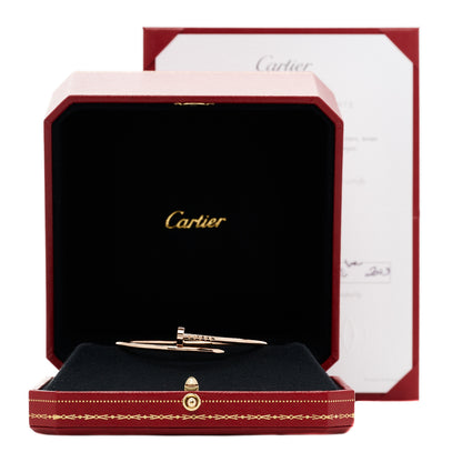 Cartier 18K Pink Gold Small Juste Un Clou Bracelet 16 4 of 4