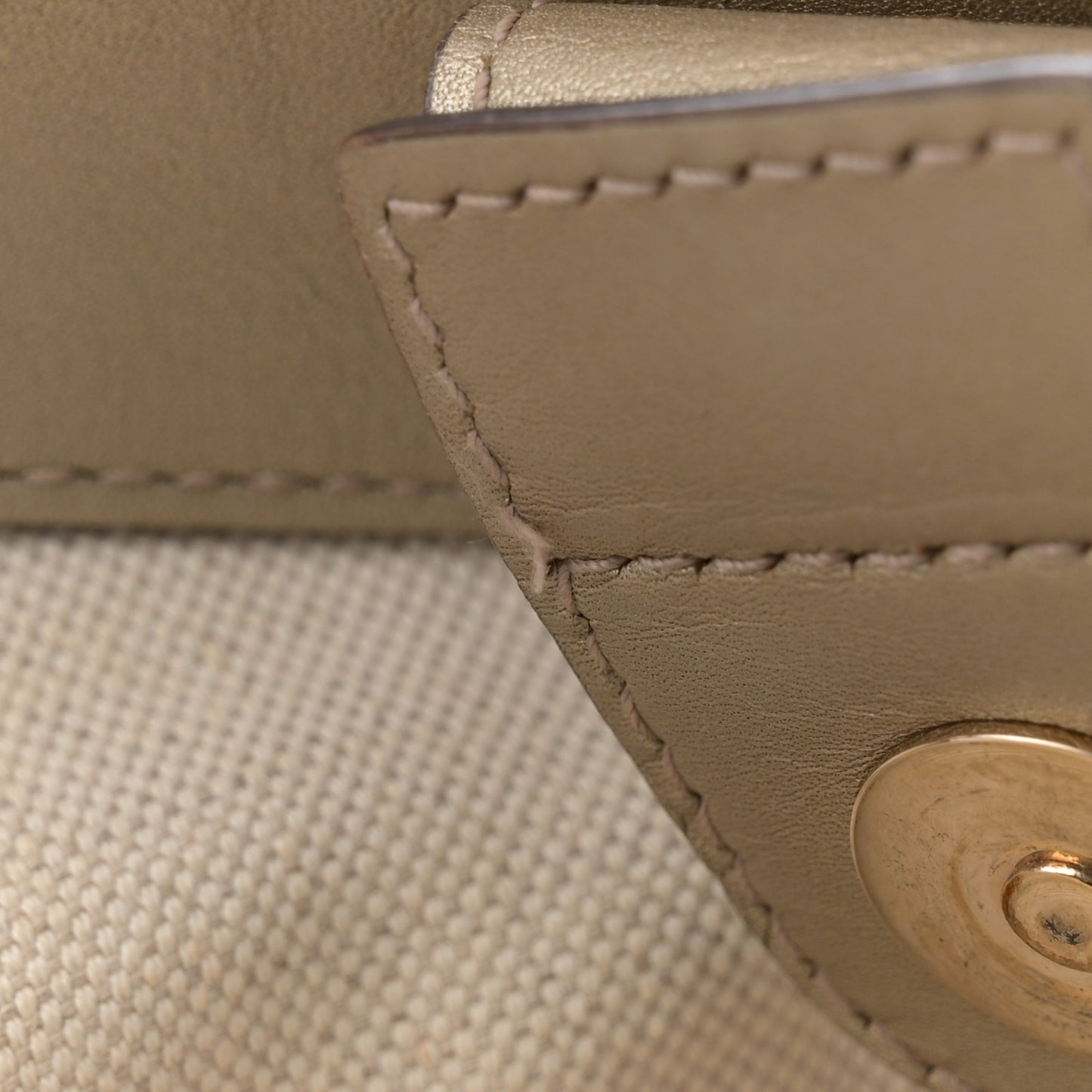 Metallic Monogram Large Sukey Tote Champagne