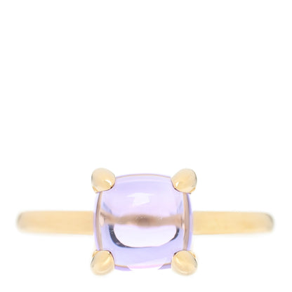 Tiffany 18K Yellow Gold Amethyst 7mm Paloma Picasso Sugar Stacks Ring 52 6 1 of 5