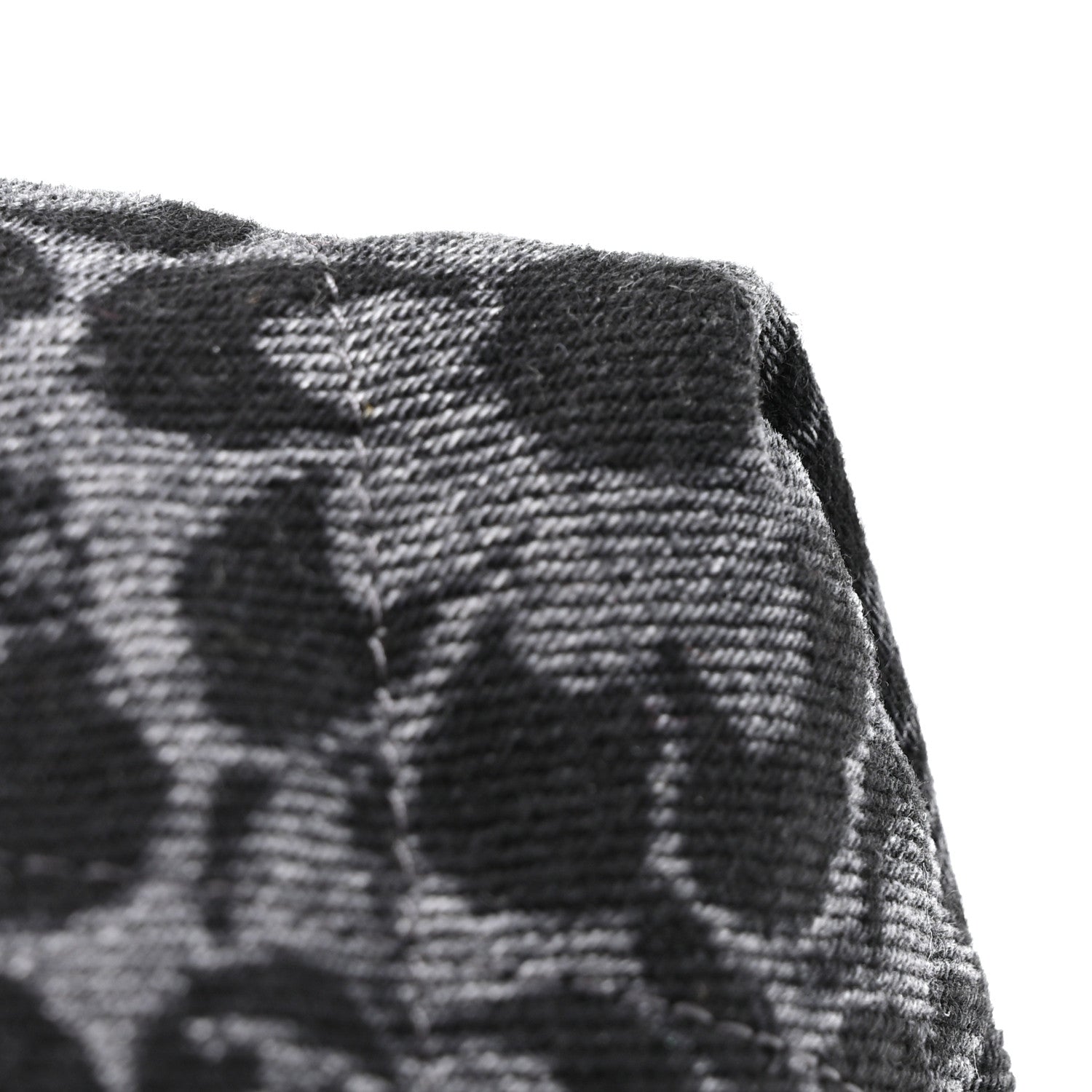 Chanel Denim Quilted Floral Print Small Chanel 22 Black 12 of 12