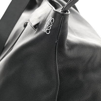 Loewe Grained Calfskin Sling Hobo Black 10 of 10