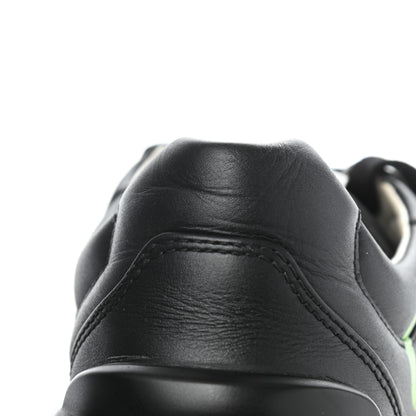 Gucci Calfskin Iridescent Logo Womens Rhyton Sneakers 35 Black 9 of 9