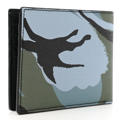 Tom Ford Calfskin Camo Print Mens T-Line Bi-Fold Wallet Multicolor 3 of 6