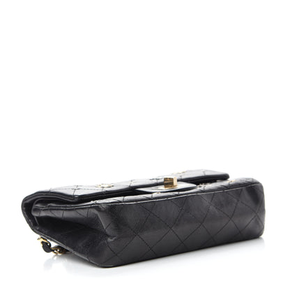 Chanel Calfskin CC Punk 2.55 Reissue 224 Flap Black 4 of 15