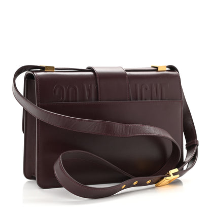 Christian Dior Smooth Calfskin 30 Montaigne Flap Bag Burgundy 2 of 8