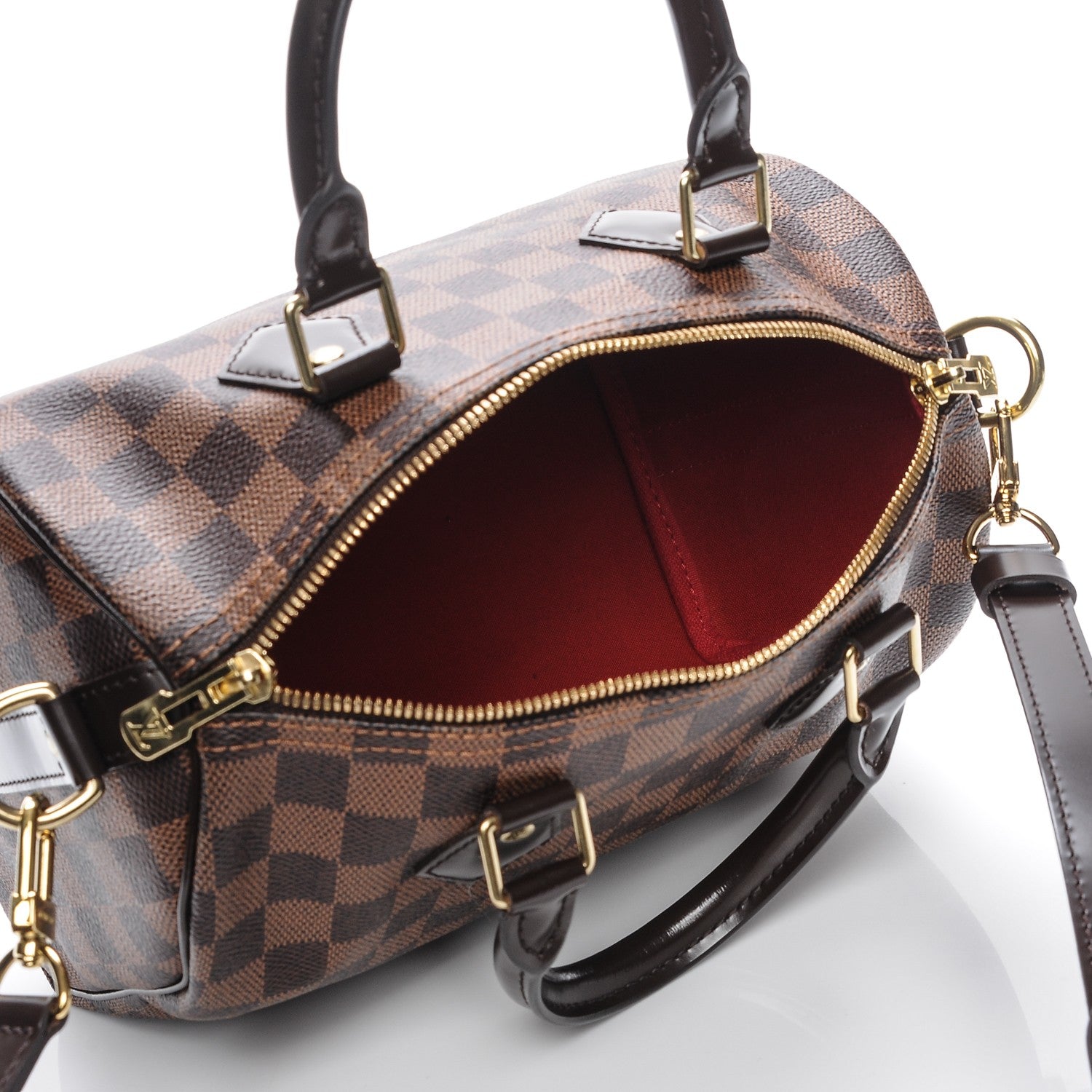 Louis Vuitton Damier Ebene Speedy Bandouliere 25 6 of 7