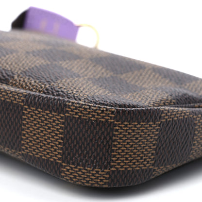 Louis Vuitton Damier Ebene Illustre Mini Pochette Accessories Violet 11 of 11