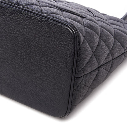 Chanel Caviar Quilted Medallion Tote Black 5 of 10
