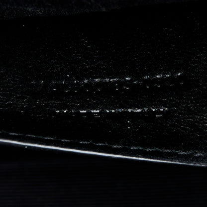 Saint Laurent Grain De Poudre Textured Mixed Matelasse Triquilt Medium Monogram Monochrome Satchel Black 8 of 11