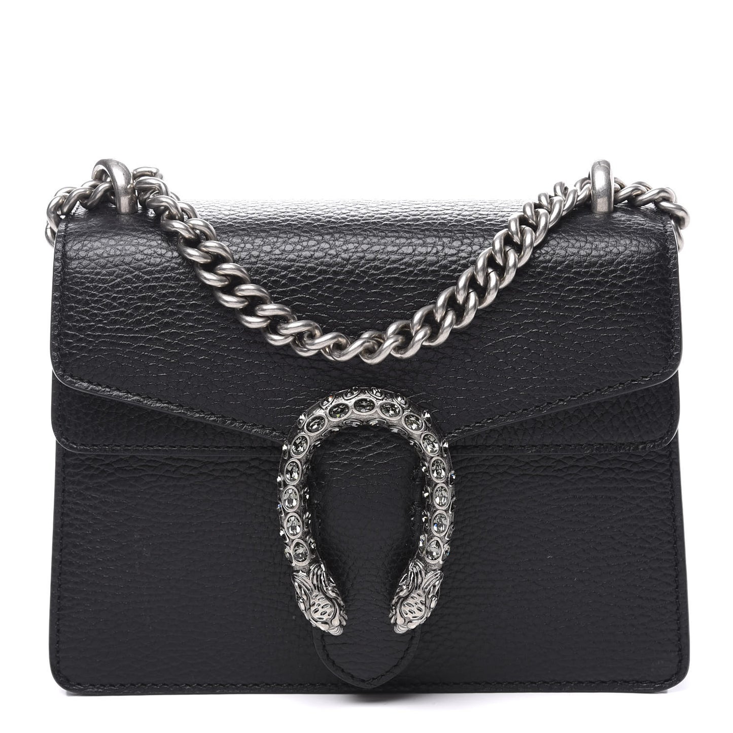 Calfskin Mini Dionysus Shoulder Bag Black